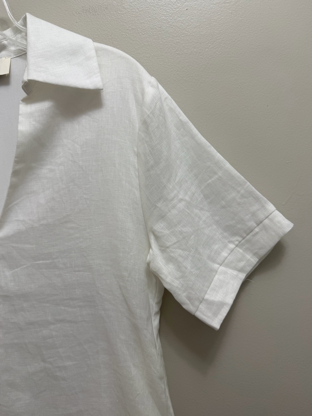 DISSH Candice Linen Smock Dress Pockets White Size 2 - Picture 6 of 10